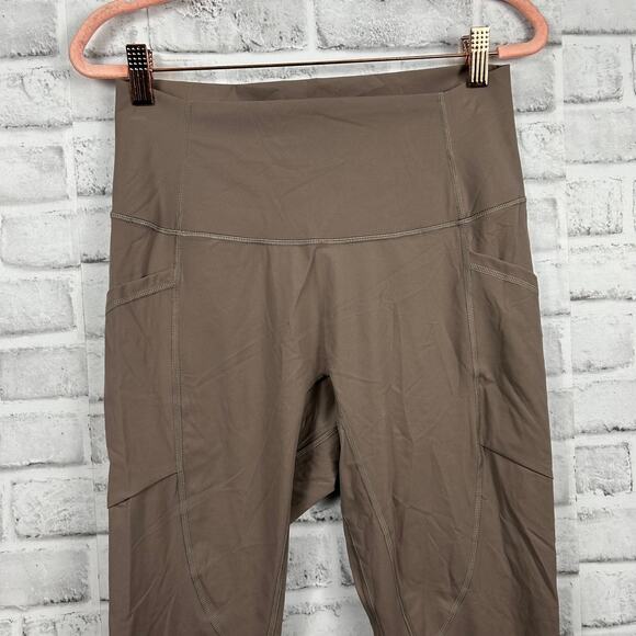 Everlane Perform Pocket Leggings Light Brown Sz L NEW - Picture 4 of 6